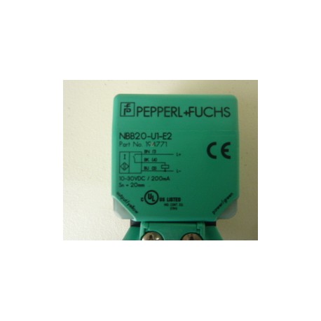 PEPPERL + FUCHS NBB20-U1-E2 INDUCTIVE SENSOR DC