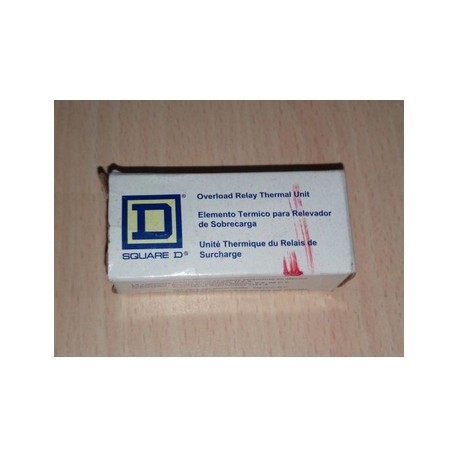SQUARE D OVERLOAD RELAY THERMAL UNIT